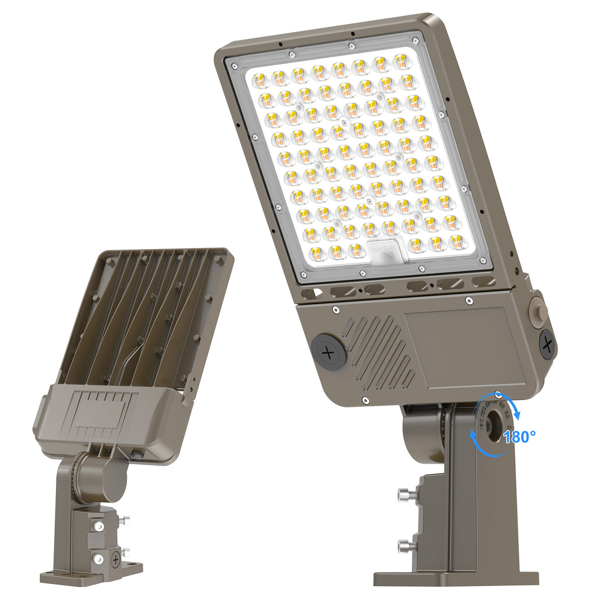 NGTLIGHT LED Parking Lot Light - NPL Series,150W,22500lumens,Selectable Wattage & CCT,100-277V, Built in Photocell,Universal Mount