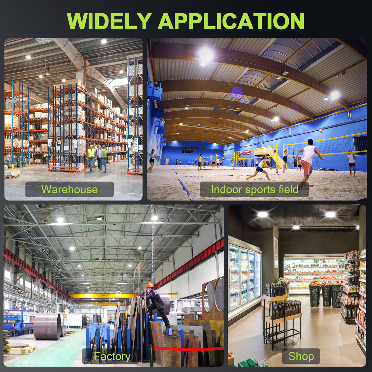 LED High Bay Light - UFO05 Series,150W,22500lumens,Selectable Wattage,5000K,100-277V,With MICROWAVE EXPANSION PORT 120°