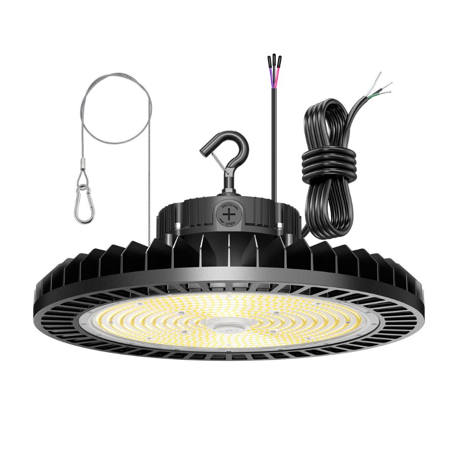 LED High Bay Light - UFO05 Series,300W,45000lumens,Selectable Wattage,5000K,100-277V,DIMMABLE
