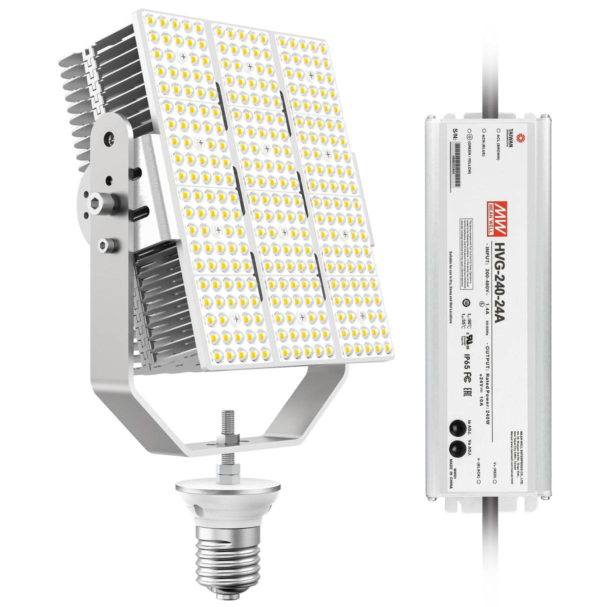 LED Shoebox Retrofit Kit - RK Series,240W,34800lumens,5000K,200-480V
