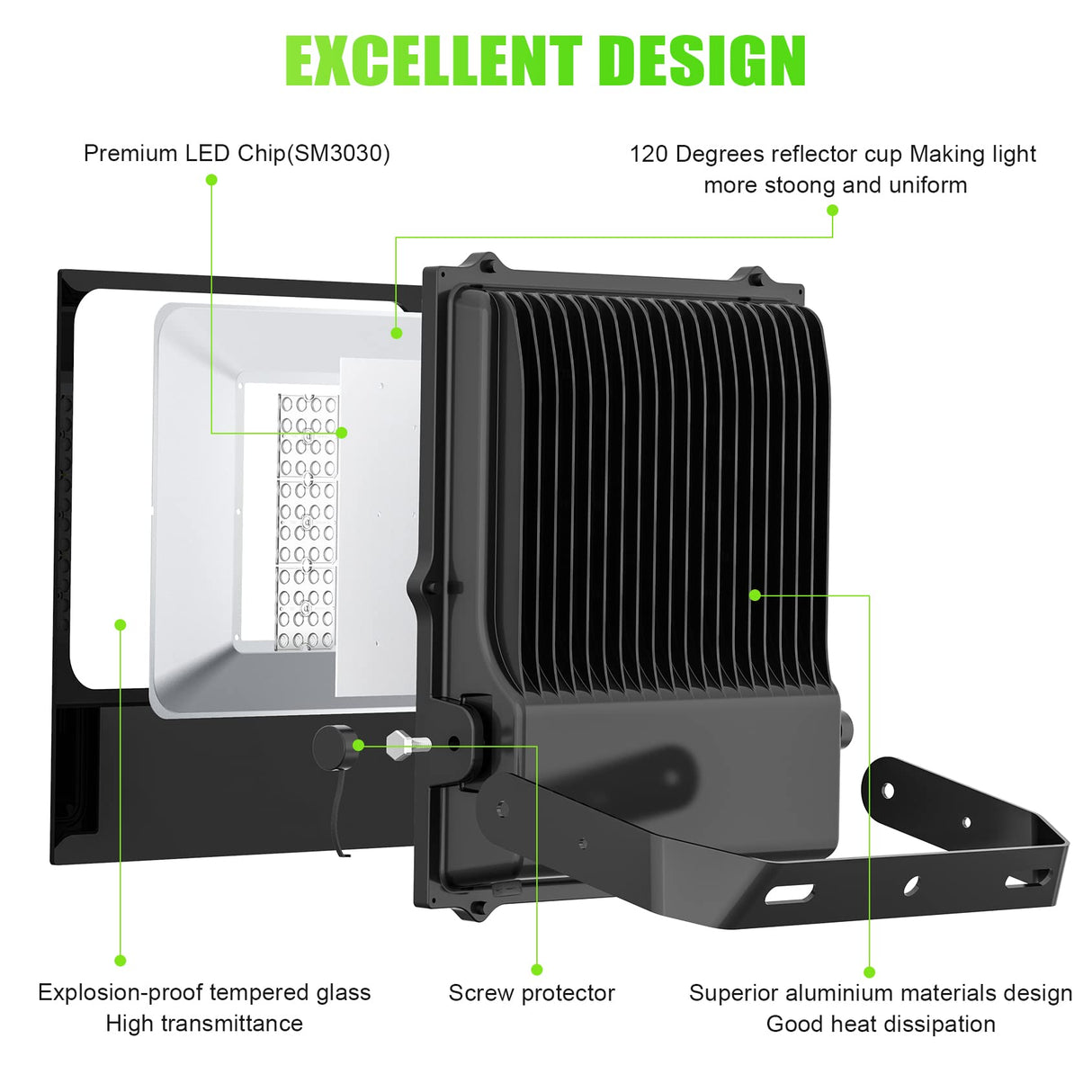 LED Flood Light - FL Series,240W,33600lumens,5000K,100-277V