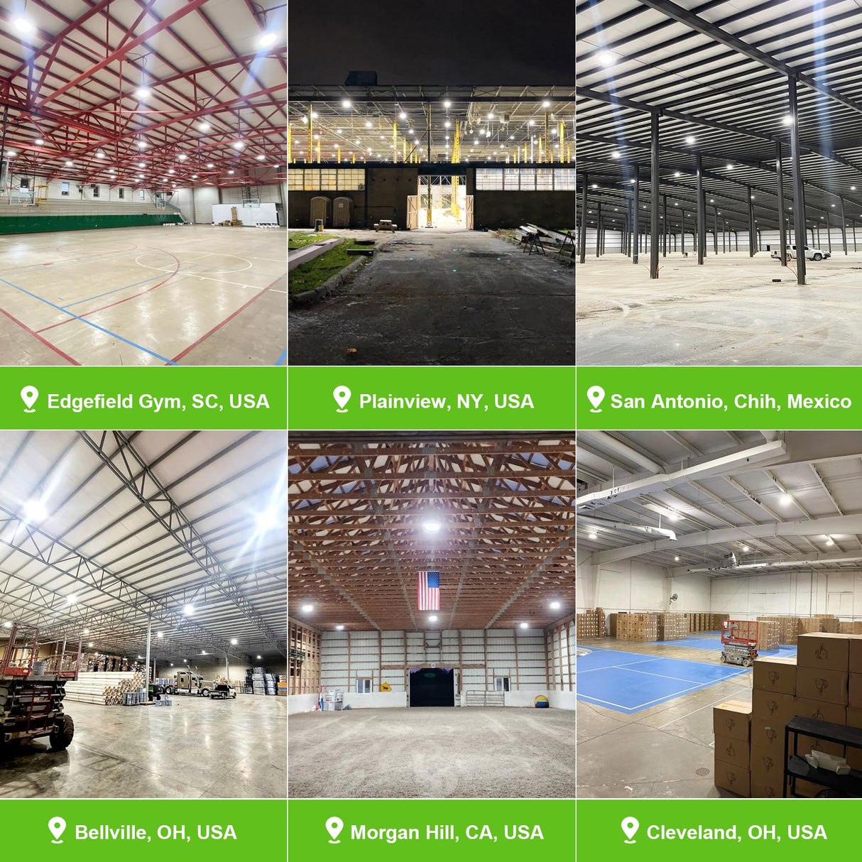 NGTLIGHT LED High Bay Light - PRO Series, 240W,34800lumens, Selectable Wattage,5000K,277-480V,DIMMABLE