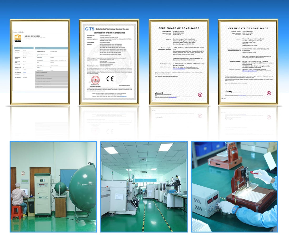 LED Parking Lot Light - SB Series,320W,44800lumens,Selectable Wattage,5000K,100-277V,Built in Photocell,No Bracket