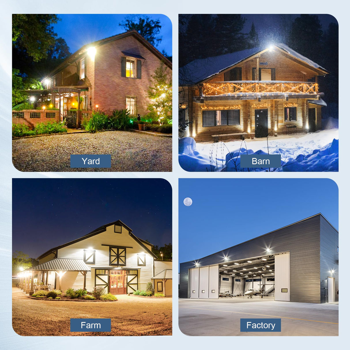 LED Wall Pack Light- WP Series,120W,16800lumens,Selectable Wattage & CCT,100-277V