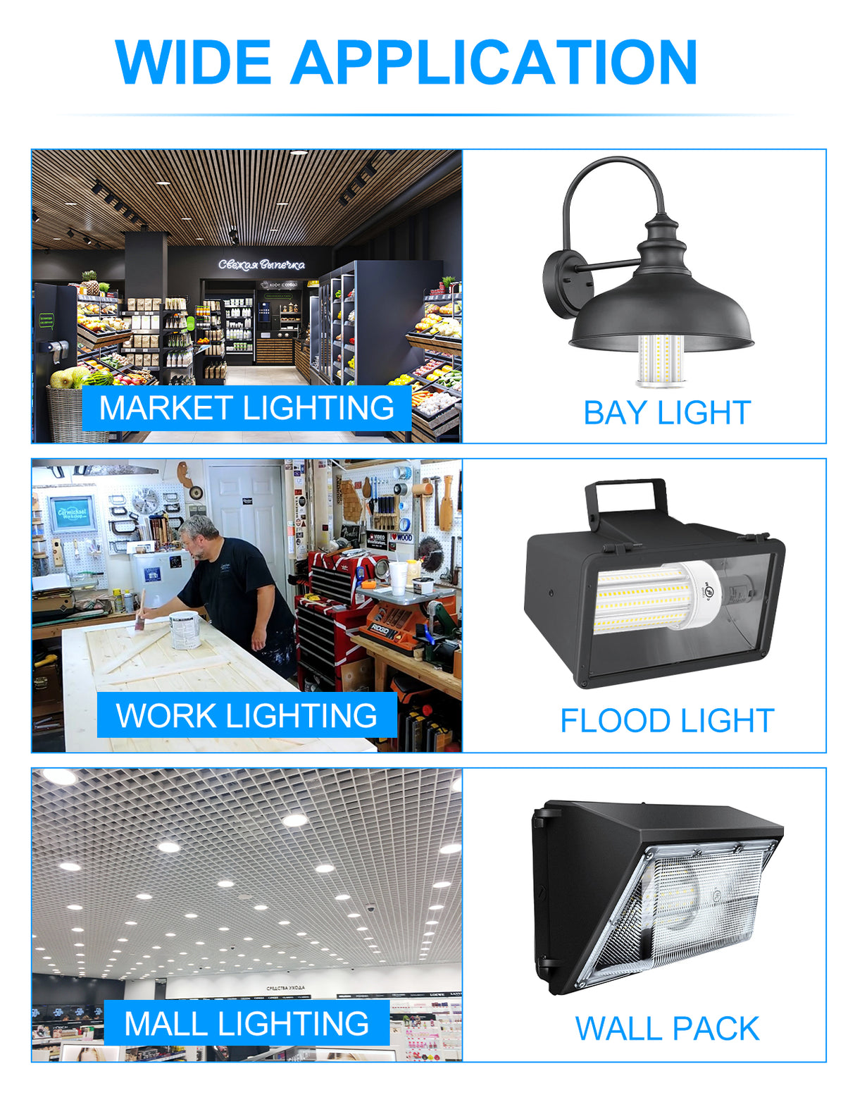 LED Retrofit Corn Bulbs Light - RCL Series,80W,11200lumens,5000K,100-277V,E39