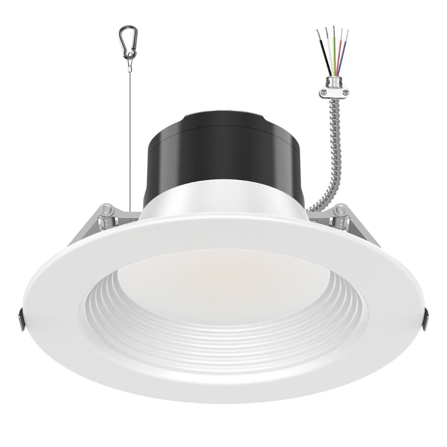 10"LED Commercial Down Light - DNL Series,40W,5000lumens,Selectable Wattage & CCT,120-347V,4 Pack