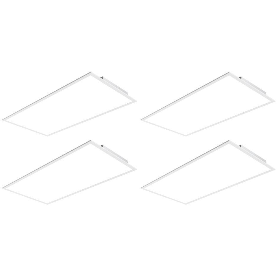 LED Flat Panel Light - FPN Series,72W,Selectable Wattage & CCT,100-277V,DIMMABLE 0-10V,2x4ft,4PACK