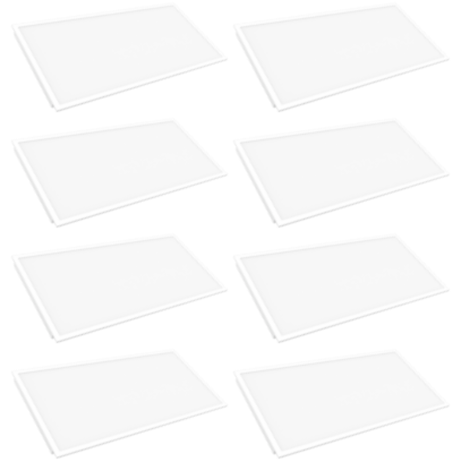 LED Flat Panel Light - FPN Series,72W,Selectable Wattage & CCT,100-277V,DIMMABLE 0-10V,2x4ft,4PACK