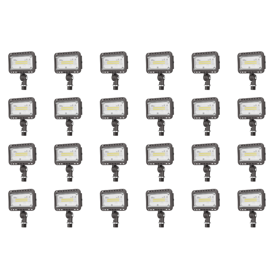 LED Knuckle Flood Light - KFL Series,20W,5000K,AC 120V