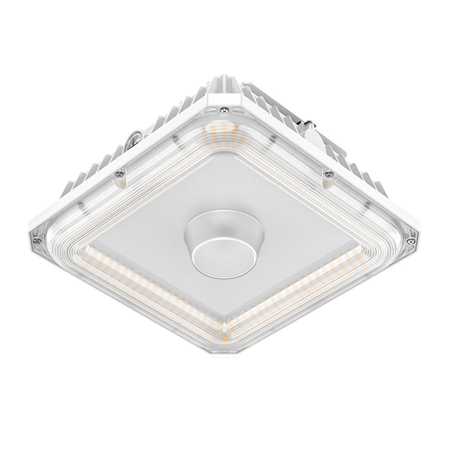 LED Canopy Light - CPG Series,100W,14000lumens,Selectable Wattage & CCT,100-277V,with Photocell