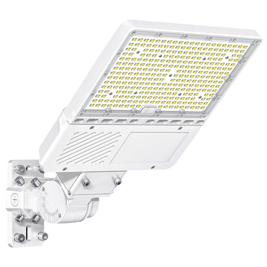 LED Parking Lot Light - PL Series With A&N BRACKET BROWN,200W,30000lumens,5000K,100-277V,Built in Photocell