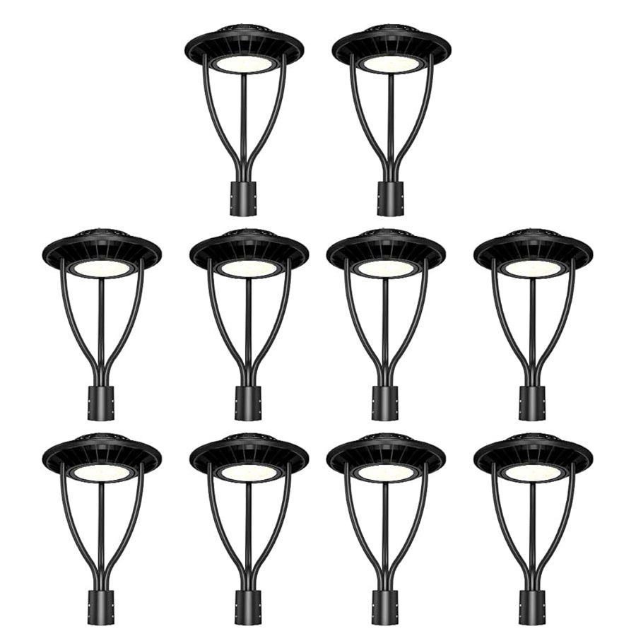 NGTLIGHT LED Post Top Light- PTA Series,100W,14000lumens,Selectable Wattage,5000K,100-277V,With Built-In Photocell