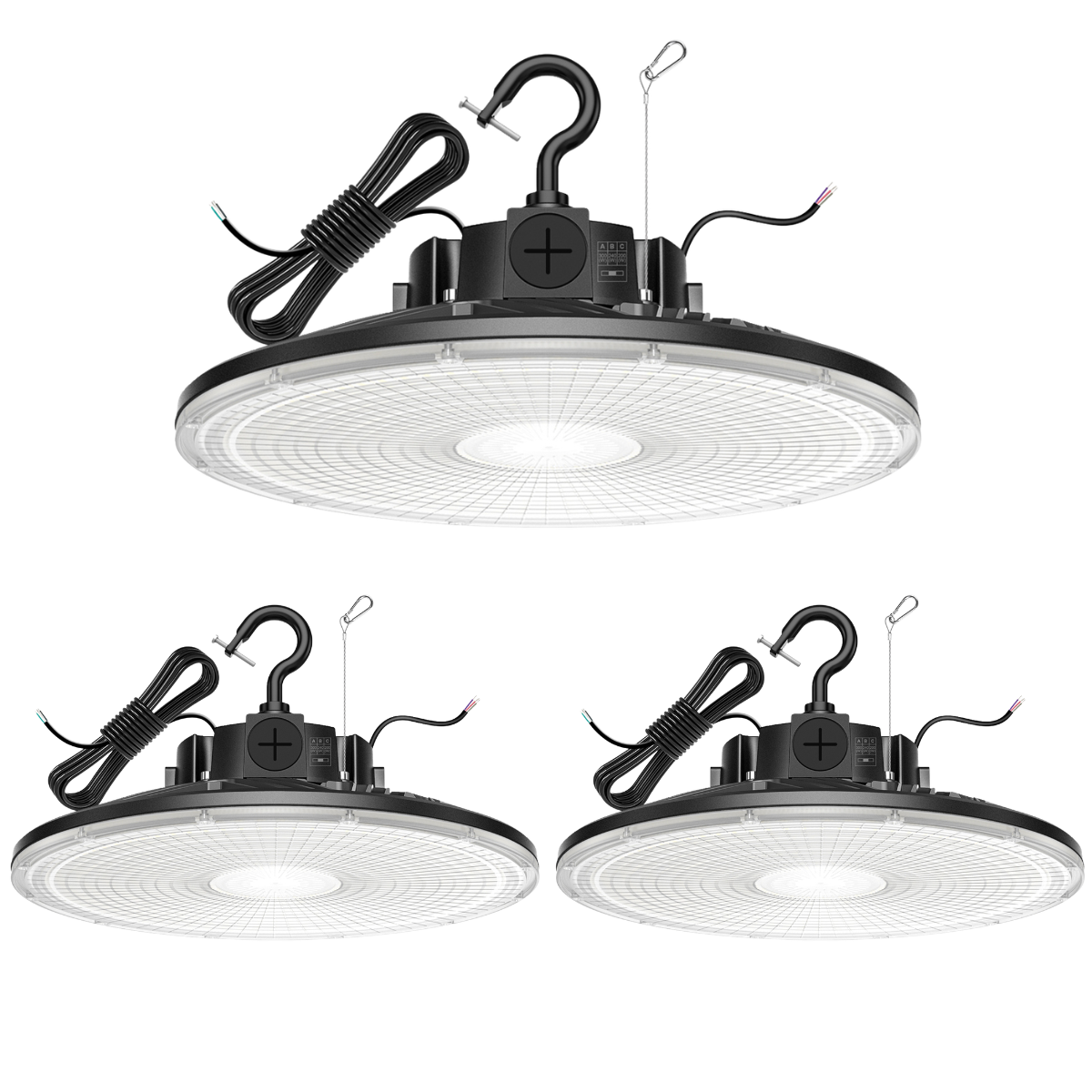 NGTLIGHT LED High Bay Light - PRO Series, 240W,34800lumens, Selectable Wattage,5000K,277-480V,DIMMABLE