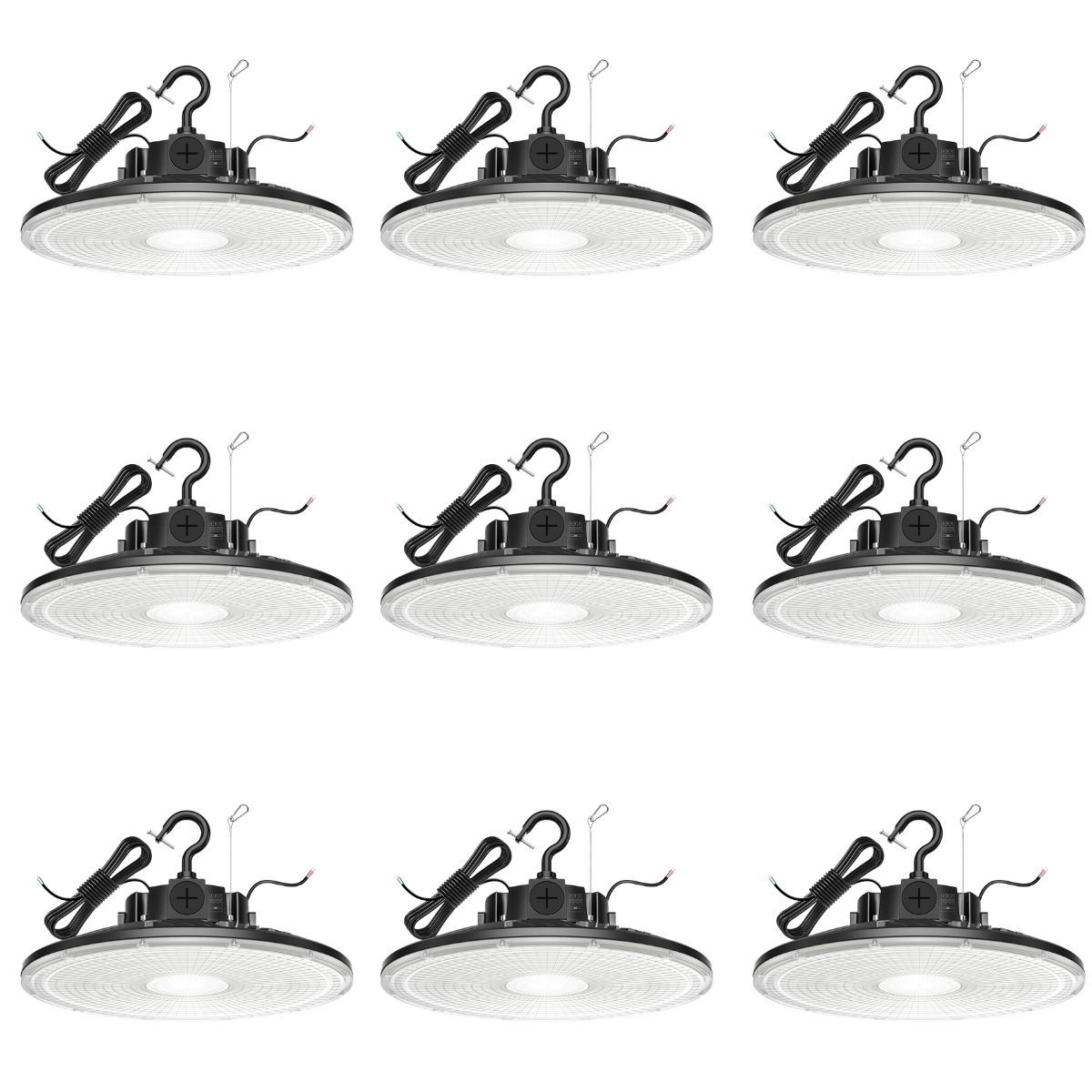 NGTLIGHT LED High Bay Light - PRO Series, 240W,34800lumens, Selectable Wattage,5000K,277-480V,DIMMABLE