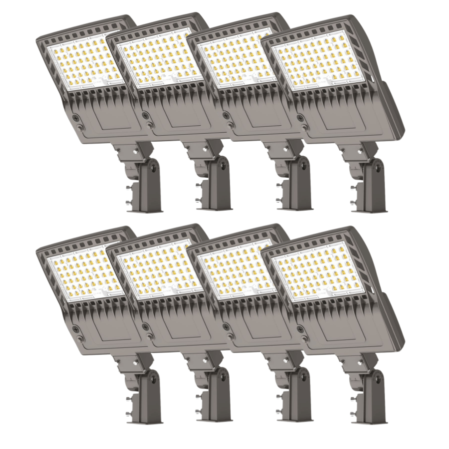 NGTLIGHT LED Parking Lot Light - SB Series, 240W-450W, Selectable Wattage, 5000K, 100-277V, Dusk to Dawn