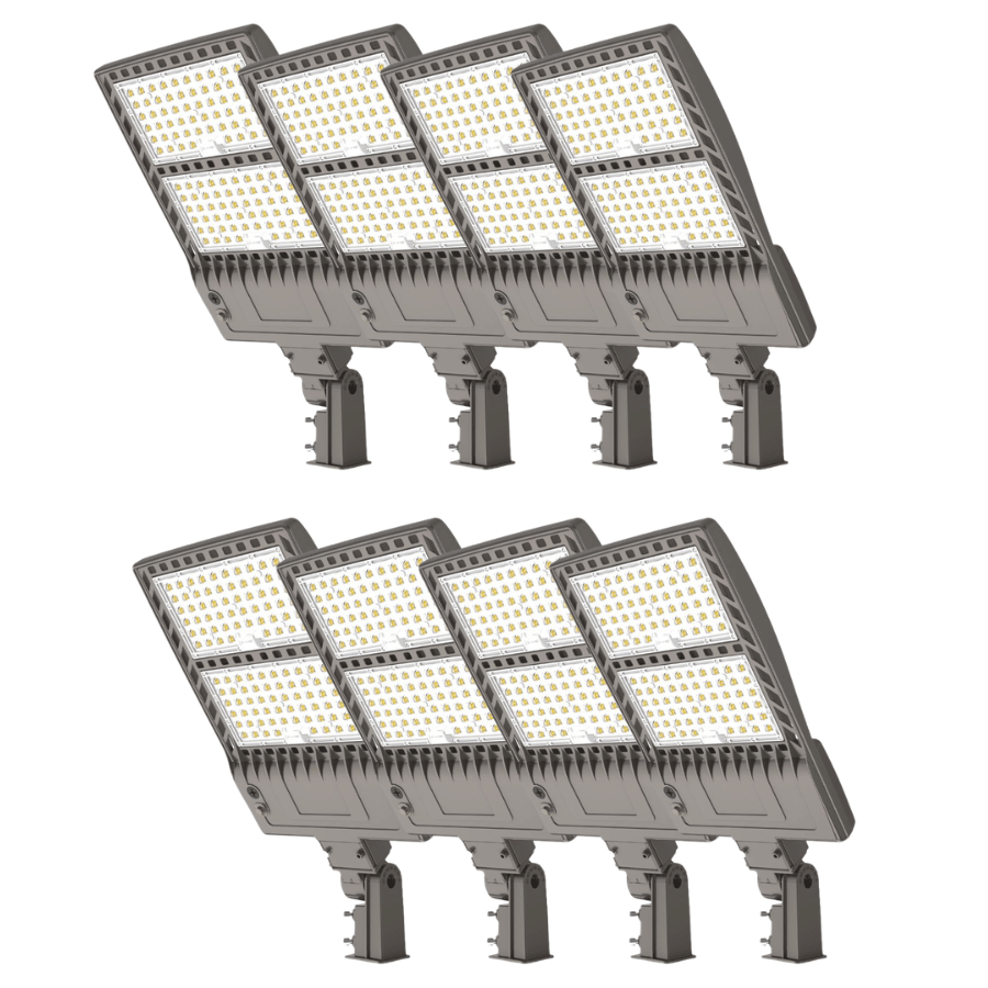 NGTLIGHT LED Parking Lot Light - SB Series, 240W-450W, Selectable Wattage, 5000K, 100-277V, Dusk to Dawn