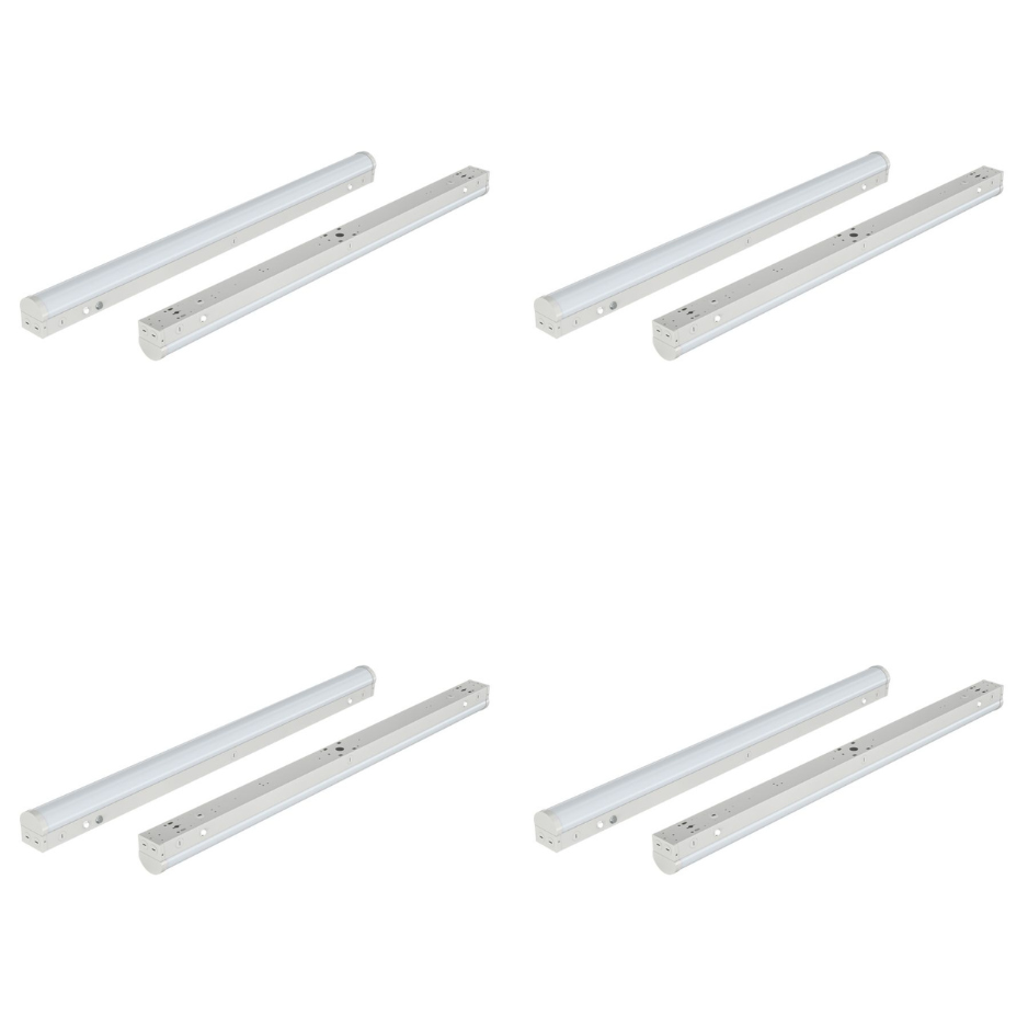 NGTLIGHT LED Strip Light - STL Series, 100W, Selectable Wattage&CCT, 120-277V, 0-10V DIMMABLE, 8FT, 4 Pack