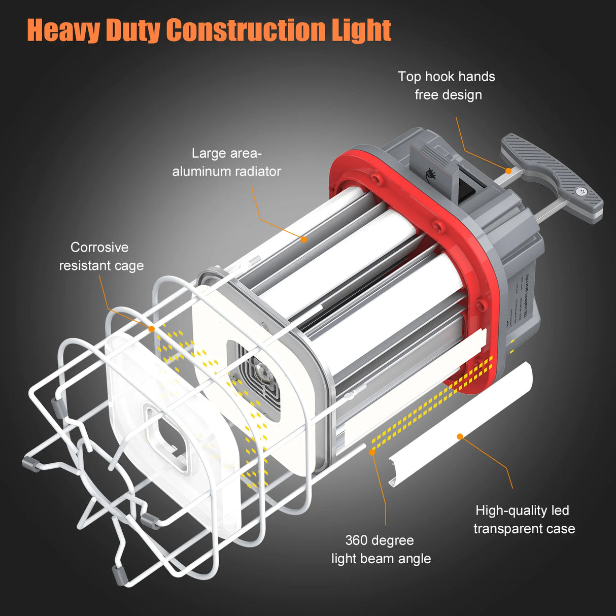 LED Square Work Light - TW Series,150W,21150lumens,5000K,100-277V,US Plug