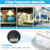 LED  Round Canopy Light - CP Series,100W,Selectable Wattage & CCT,100-277V,Dusk to Dawn