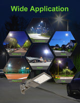 NGTLIGHT LED Parking Lot Light - NPL Series,150W,22500lumens,Selectable Wattage & CCT,100-277V, Built in Photocell,Universal Mount
