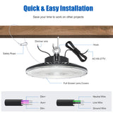 LED High Bay Light - PRO Series,200W,30000lumens,5000K,100-277V