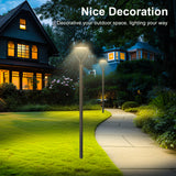 NGTLIGHT LED Post Circle Light - PCA Series, 60W-150W, Selectable Wattage & CCT, 100-277V, Dusk to Dawn