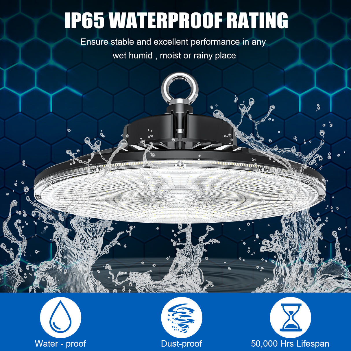 LED High Bay Light - PRO Series,200W,30000lumens,5000K,100-277V