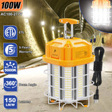 LED Square Work Light - TW Series,100W,14000lumens,5000K,100-277V, US PLUG