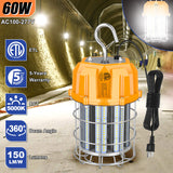 LED Round Work Light - TWL Series,60W,9000lumens,5000K,100-277V, US PLUG