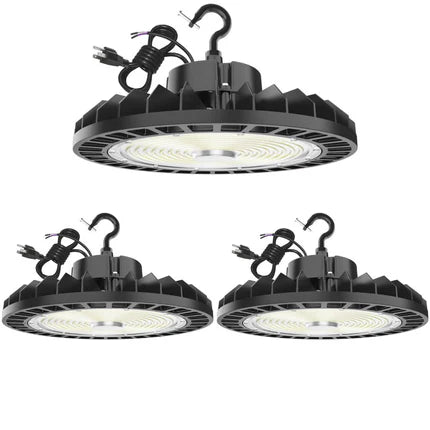NGTLIGHT LED High Bay Light - UFO05 Series,200W,30000lumens,5000K,100-277V,US Plug,120° DIMMABLE