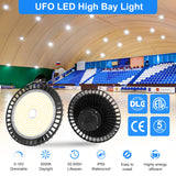 NGTLIGHT LED High Bay Light - UFO05 Series, 150W, 5000K, 100-277V, 120° Beam Angle, 0-10V DIMMABLE, US Plug