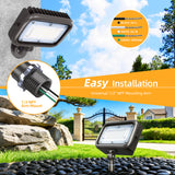 LED Knuckle Flood Light - KFL Series,45W,4000K,100-277V