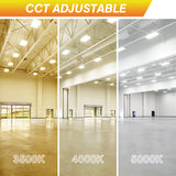 LED Linear High Bay Light - LHB07 Series,300W,45000lumens,,Selectable Wattage & CCT,100-277V,4FT,DIMMABLE,WITH AUDIO JACK SENSOR BASE