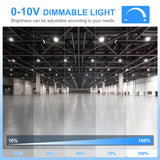 NGTLIGHT LED High Bay Light - UFO05 Series, 150W, 5000K, 100-277V, 120° Beam Angle, 0-10V DIMMABLE, US Plug