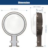 LED BARN LIGHT - SP Series,120W,16800lumens,5000K,100-277V，Dusk to Dawn