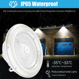LED  Round Canopy Light - CP Series,100W,Selectable Wattage & CCT,100-277V,Dusk to Dawn