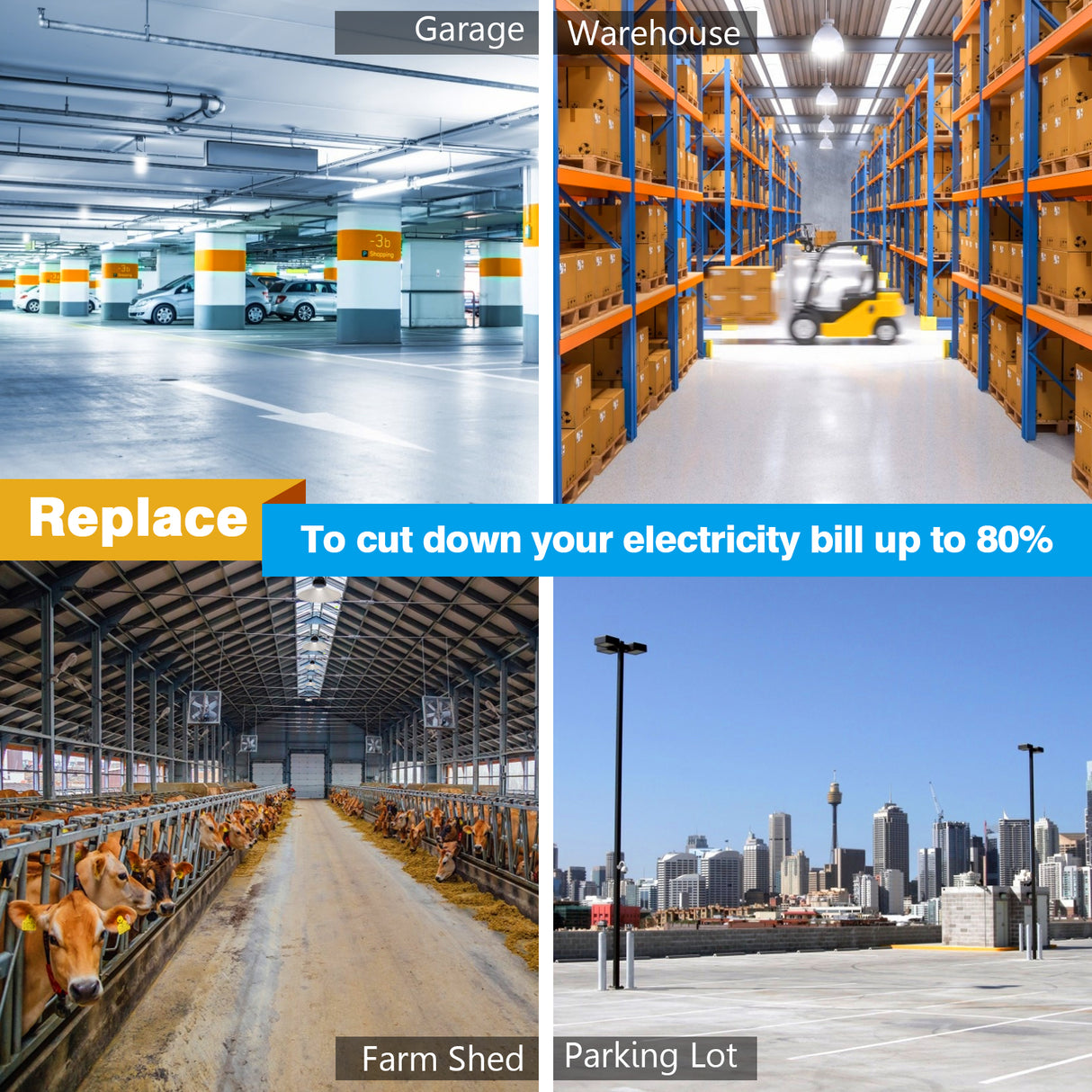 LED Retrofit Corn Bulbs Light  - RCL Series,80W,11200lumens,5000K,100-277V,E39