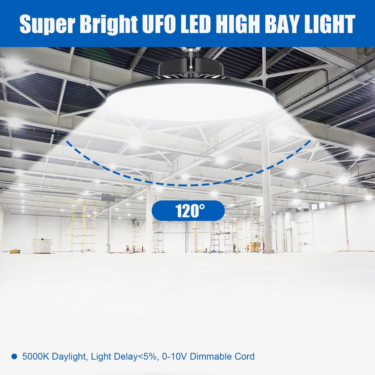LED High Bay Light - PRO Series,200W,30000lumens,5000K,100-277V
