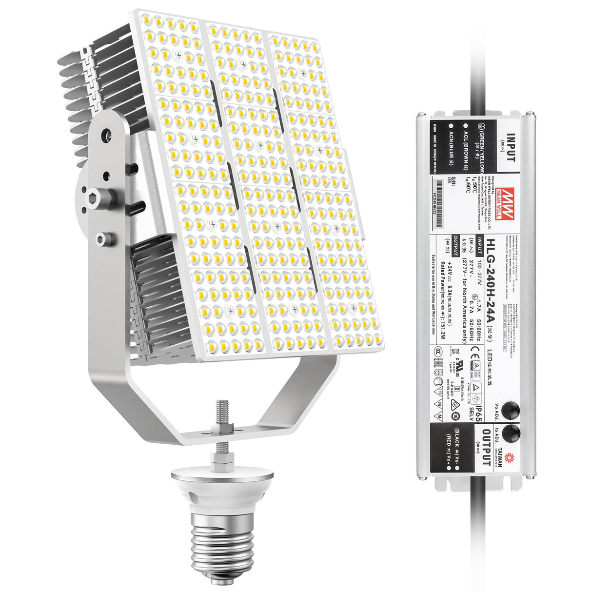 LED Shoebox Retrofit Kit - RK Series,240W,34800lumens,5000K,100-277V