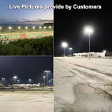 LED Parking Lot Light - SB Series With slip Fit Mount,150W,21000lumens,5000K,277-480V