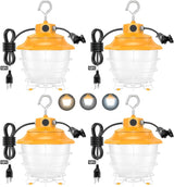LED Temporary Work Light- PTL Series,100W,15000lumens,Selectable Wattage& CCT,100-277V,US PLUG