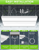 LED Linear High Bay Light - LHB Series,150W,22500lumens,5000K,277-480V