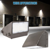 LED Wall Pack Light- FWP Series,125W,18750lumens,Selectable Wattage & CCT,100-277V