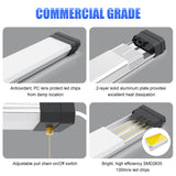LED Shop Light - SL Series,100W,13000lumens,5000K,100-120V,with ON/Off Pull Chain
