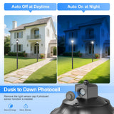 LED Post Top Light- PAL Series,60W,8400lumens,Selectable Wattage & CCT,100V-277V