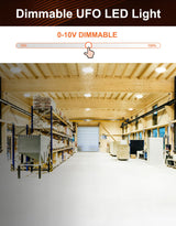 LED High Bay Light - PRO Series,200W, 28000lumens, Selectable Wattage&CCT, 277-480V