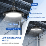 NGTLIGHT LED High Bay Light - UFO05 Series, 150W, Selectable Wattage, 5000K, 100-277V, 120° Beam Angle