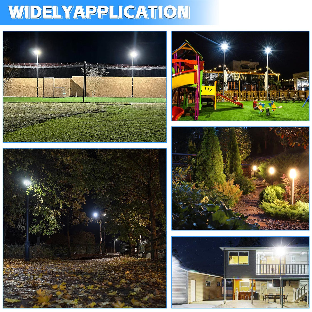 LED Post Circle Light - PCA Series,60W,9000lumens,Selectable Wattage & CCT,100-277V,WITH PHOTOCELL