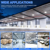 LED High Bay Light - UFO05 Series,300W,45000lumens,Selectable Wattage,5000K,100-277V,DIMMABLE