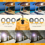 LED Temporary Work Light - LTW Series,100W,14000lumens,Selectable Wattage&CCT,100-277V,US PLUG